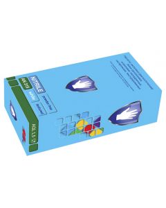 Safe & Care white nitrile examination gloves size M 100pcs / 50pairs - cheap price - pharm-pills.com