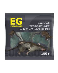 Euroguard dough briquette from rats and mice 100g - cheap price - pharm-pills.com