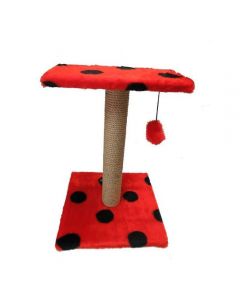 Square scratching post with fur stove bench No. 030 - cheap price - pharm-pills.com