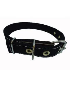 Collar for dogs of medium and large breeds leather single universal 30mm - cheap price - pharm-pills.com