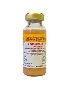 Vaccine Vakderm TF for cattle (10 doses) 1 bottle 10 ml - cheap price - pharm-pills.com