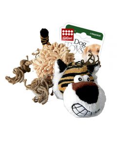 Toy Tiger with a squeaker for dogs 36cm - cheap price - pharm-pills.com