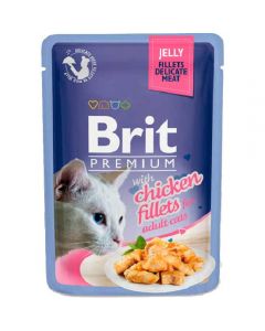 Brit (Brit Premium Jelly Chisken) for cats chicken fillet pieces in jelly, spider 85g - cheap price - pharm-pills.com