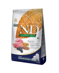 Farmina N&D Low Grain Puppy Medium & Maxi food for puppies of medium and large breeds of lamb, blueberry 12kg - cheap price - pharm-pills.com