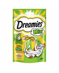 Dreamies mix pet pads for cats with chicken and mint 60g - cheap price - pharm-pills.com