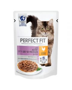 Perfect Fit Junior for kittens from 1 to 12 months with chicken 85g - cheap price - pharm-pills.com