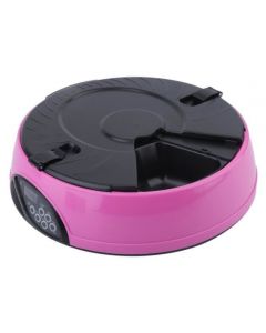 Petwant auto feeder 4-section, pink 2l - cheap price - pharm-pills.com