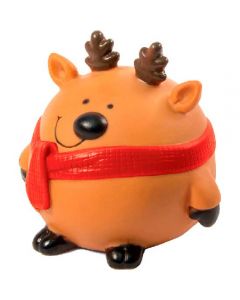 NEW YEAR vinyl toy for dogs Reindeer ball 85mm - cheap price - pharm-pills.com