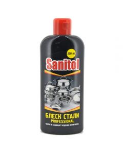 Sanitol (Sanitol) Steel gloss for metal cleaning 250ml - cheap price - pharm-pills.com