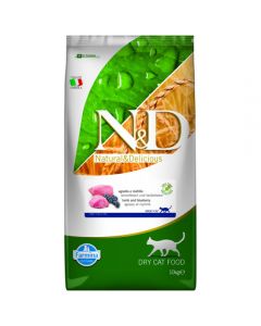 Farmina N&D Adult cat food lamb, blueberry 10kg - cheap price - pharm-pills.com