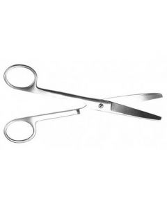Curved surgical blunt scissors, length 170mm - cheap price - pharm-pills.com