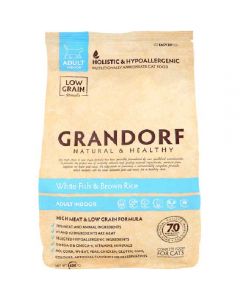 Grandorf Grandorf Cat Indoor white slave with brown rice for cats 400g - cheap price - pharm-pills.com