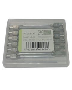 Luer Lock Reusable needles Eco Henke 2 * 45mm 12pcs - cheap price - pharm-pills.com