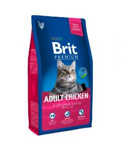 Brit Premium dry food for adult cats with chicken and liver 1.5kg - cheap price - pharm-pills.com