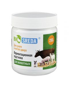 Biosreda (Biomedia) fermentation bedding for agricultural animals 250g - cheap price - pharm-pills.com