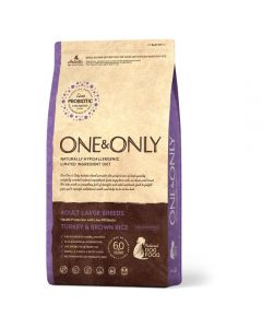 One & Only dry food turkey with rice for dogs of large breeds 3kg - cheap price - pharm-pills.com