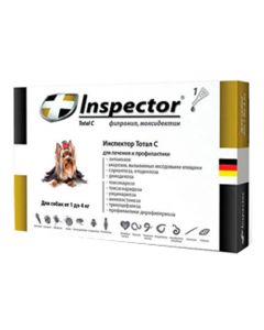 Inspector drops from external and internal parasites for dogs up to 4kg - cheap price - pharm-pills.com