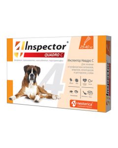 Inspector Kvadro drops for dogs 25-40 kg - cheap price - pharm-pills.com