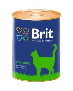 Brit Premium wet food for cats with beef 340g - cheap price - pharm-pills.com