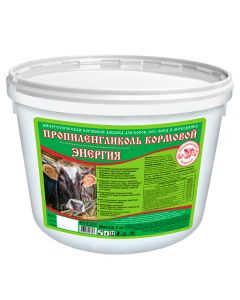 Fodder dobaka Propylene glycol fodder for cattle (Energy) (powder, 3kg) - cheap price - pharm-pills.com