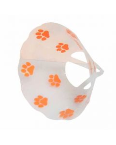 Funcol transparent collar with paws protective, orange 12.5cm - cheap price - pharm-pills.com