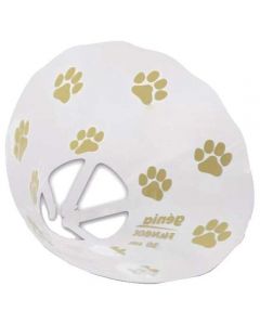 Funcol transparent collar with paws protective, yellow 20cm - cheap price - pharm-pills.com