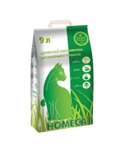 HomeCat wood filler small granules 3kg (9l) - cheap price - pharm-pills.com
