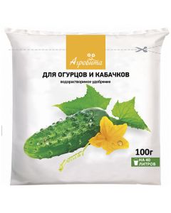 Agrovita for cucumbers and zucchini water-soluble fertilizer 100g - cheap price - pharm-pills.com