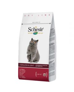 Schesir Sterilized & Light Shezir dry food for castrated cats, 1,5kg - cheap price - pharm-pills.com