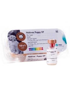 Nobivac Puppy DP vaccine for dogs (1 dose) 1 bottle 1 ml - cheap price - pharm-pills.com