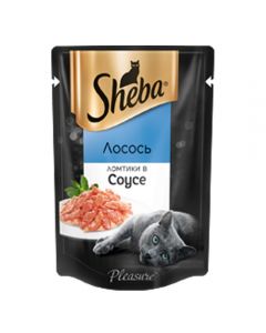 Sheba Pleasure slices in salmon sauce 85g - cheap price - pharm-pills.com