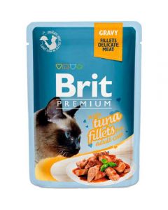 Brit Premium Gravy Tuna fillets for cats tuna fillet pieces in sauce, spider 85g - cheap price - pharm-pills.com