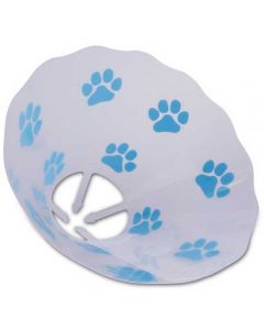 Funcol transparent collar with paws protective, blue 30cm - cheap price - pharm-pills.com