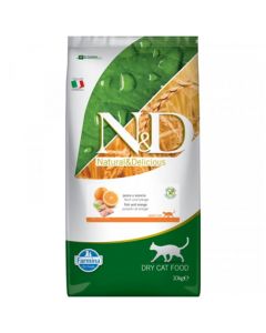 Farmina N&D Adult Herring & Orange cat food herring and orange 10kg - cheap price - pharm-pills.com