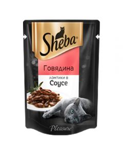 Sheba Pleasure slices in beef sauce 85g - cheap price - pharm-pills.com