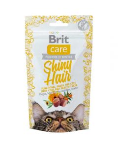 Brit Care Shiny Hair cat treat for shiny coat 50g - cheap price - pharm-pills.com