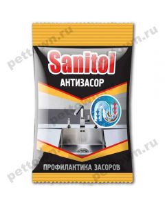 Sanitol (Sanitol) Anti-clogging for cleaning pipes 90g - cheap price - pharm-pills.com