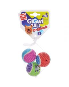 GiGwi Ball Originals 3 Squeaky Ball Toy for Dogs 4.8cm - cheap price - pharm-pills.com