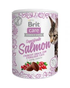 Brit Care Superfruits Salmon steril Superfruits with salmon for sterilized cats 100g - cheap price - pharm-pills.com