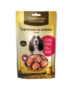 Country treats for dogs Turkey meatballs with rice 85g - cheap price - pharm-pills.com