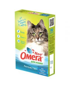 Omega Neo + Stomach Removal Treat for cats 90 tablets - cheap price - pharm-pills.com