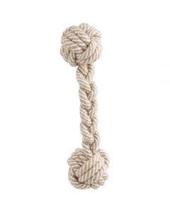 Toy for dogs Rope braided dumbbell 200mm - cheap price - pharm-pills.com