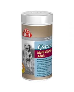 8in1 Excel Multi Vitamin Adult Multivitamin for Adult Dogs 70 Tablets - cheap price - pharm-pills.com