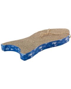 Scratching post bed Fish from corrugated cardboard with catnip (47 * 23 * 4cm) - cheap price - pharm-pills.com