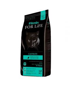 Fitmin For Life (Fitmin For Life) food for cats sterilized and castr 1,8 kg - cheap price - pharm-pills.com