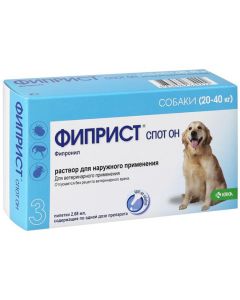 Drops Fiprist Spot It for dogs 20-40 kg 1 pipette 2.68 ml - cheap price - pharm-pills.com