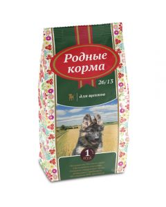 Native food 1 pood dry food for puppies 26/13 16.38kg - cheap price - pharm-pills.com