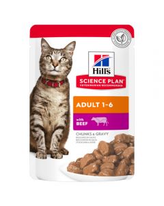 Hill's Science Plan cat food with beef (chunks in sauce) 85g - cheap price - pharm-pills.com