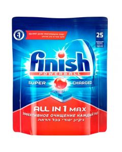 Finish All in 1 Max phosphate-free dishwasher tablets 25 tablets - cheap price - pharm-pills.com