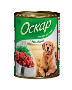 Oscar canned food for dogs with veal 350g - cheap price - pharm-pills.com